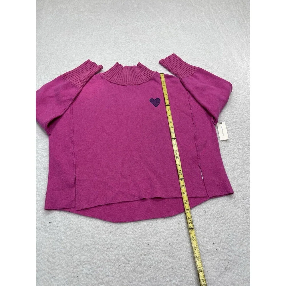 Anthropologie Maeve Turtleneck Sweater Women Pink The Logan Comfy Size XS NWT